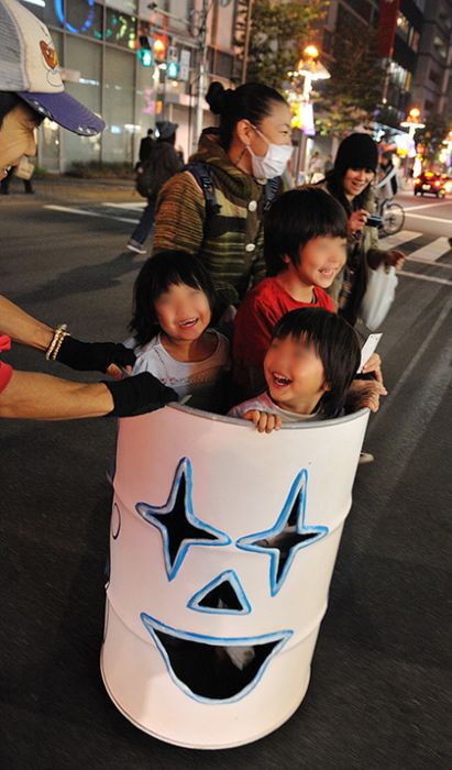 ドラムカンを使った子供ワークショップ