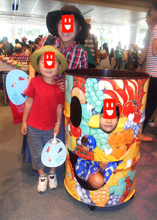 ドラムカンを使った子供ワークショップ