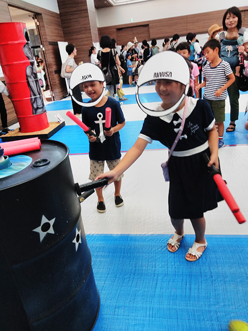ドラムカンを使った危機一発ワークショップ